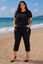 Picture of PLUS SIZE HIGHLY STRETCH ELASTICATED THREE QUARTER